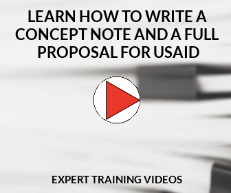 USAID Concept Note to Proposal Training Video for NGOs